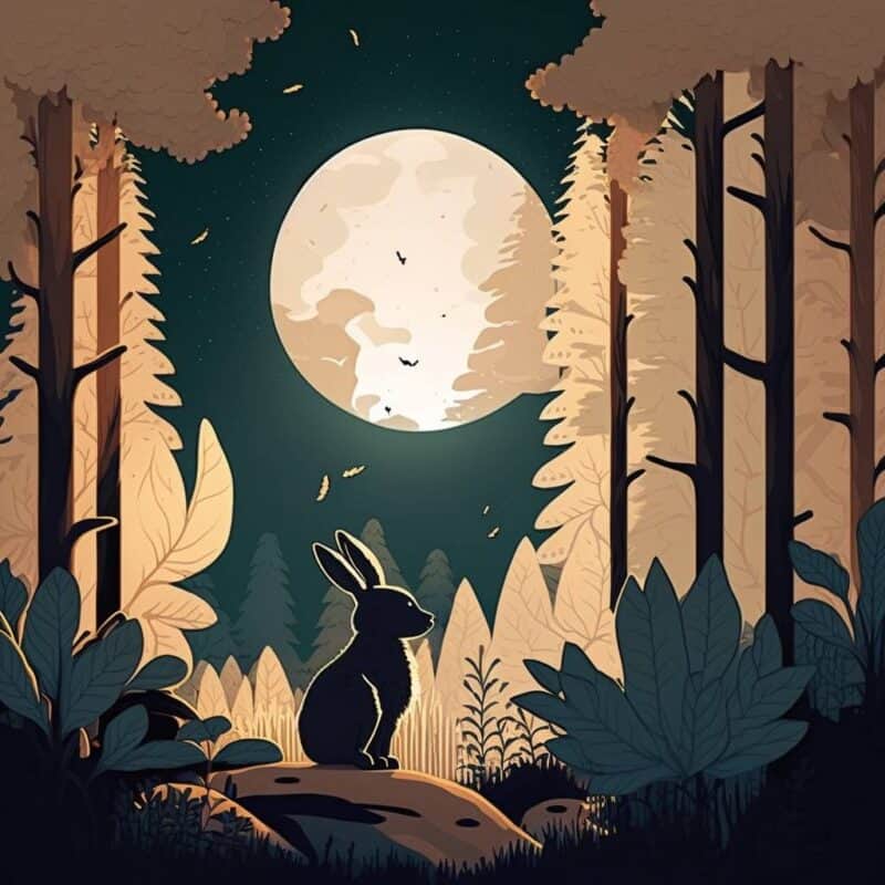 The Rabbit on the Moon