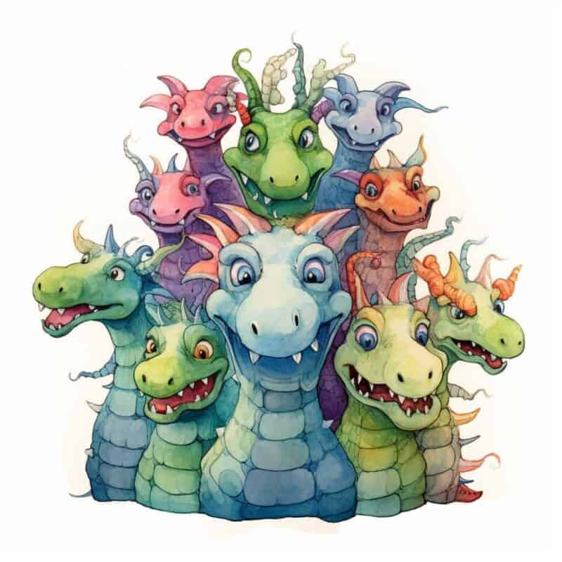 Kratke bajke za djecu - Twelve headed dragon