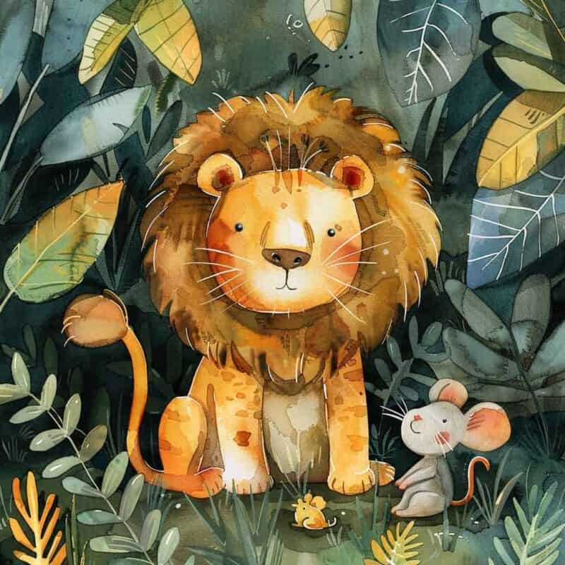 Short Bedtime Stories - The lion and the mouse