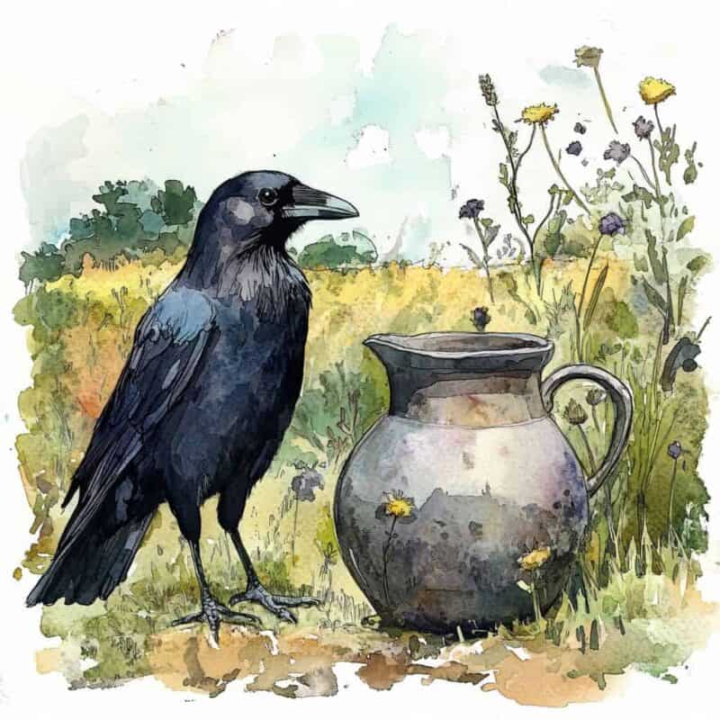 Kratke priče za laku noć - The Crow and the Pitcher